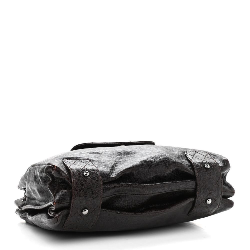 Caviar Pocket In The City Tote Dark Brown - Picture 3 of 9